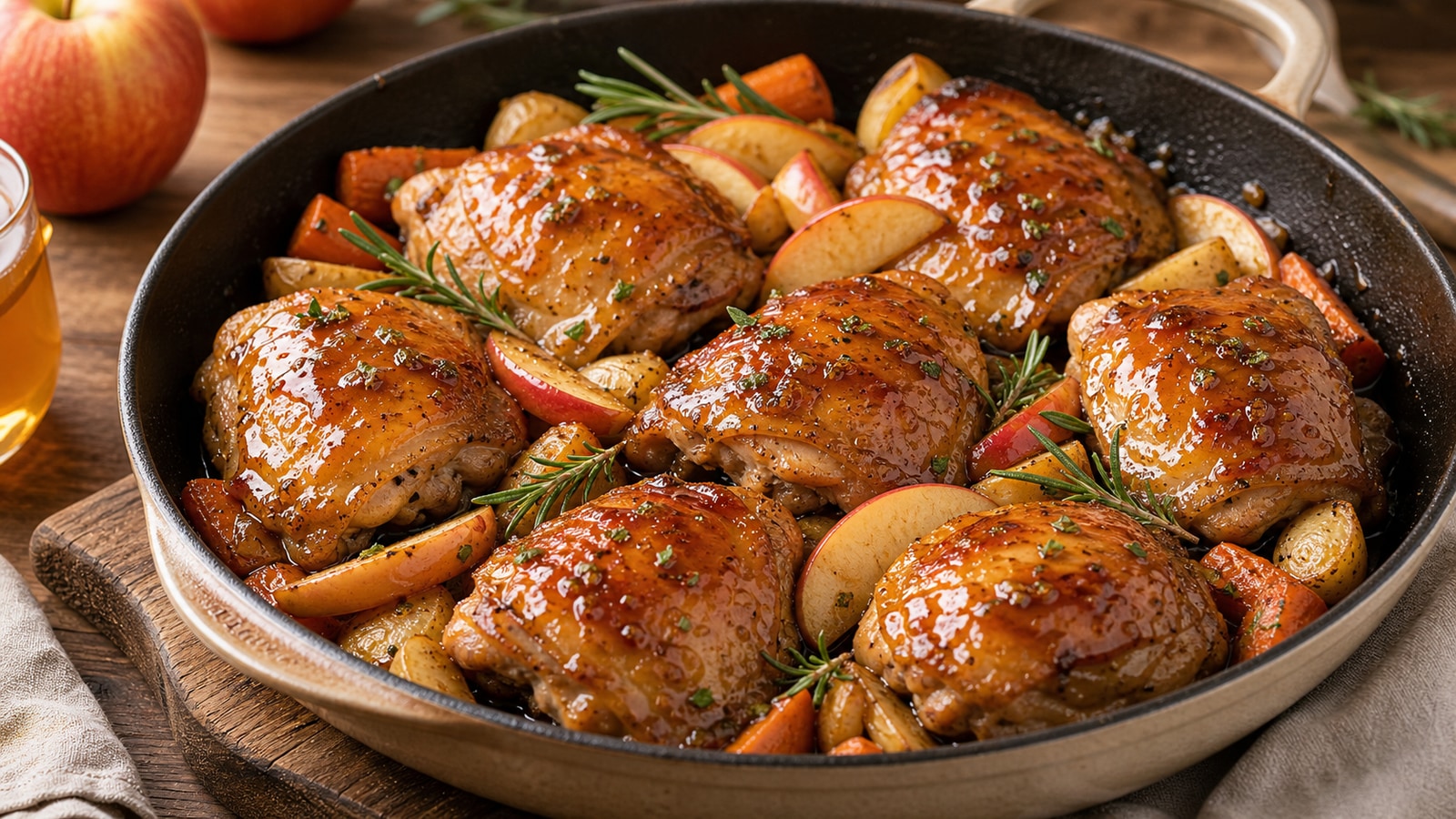 Apple Cider Glazed Chicken