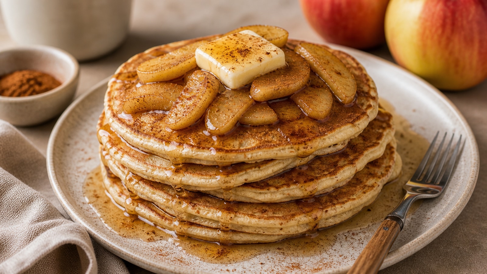 Apple Cinnamon Pancakes