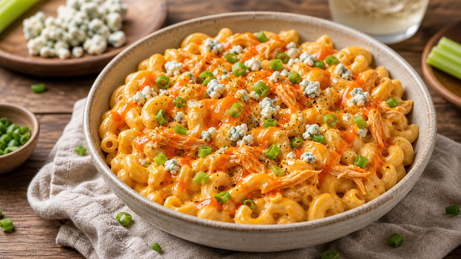 Buffalo Chicken Mac and Cheese