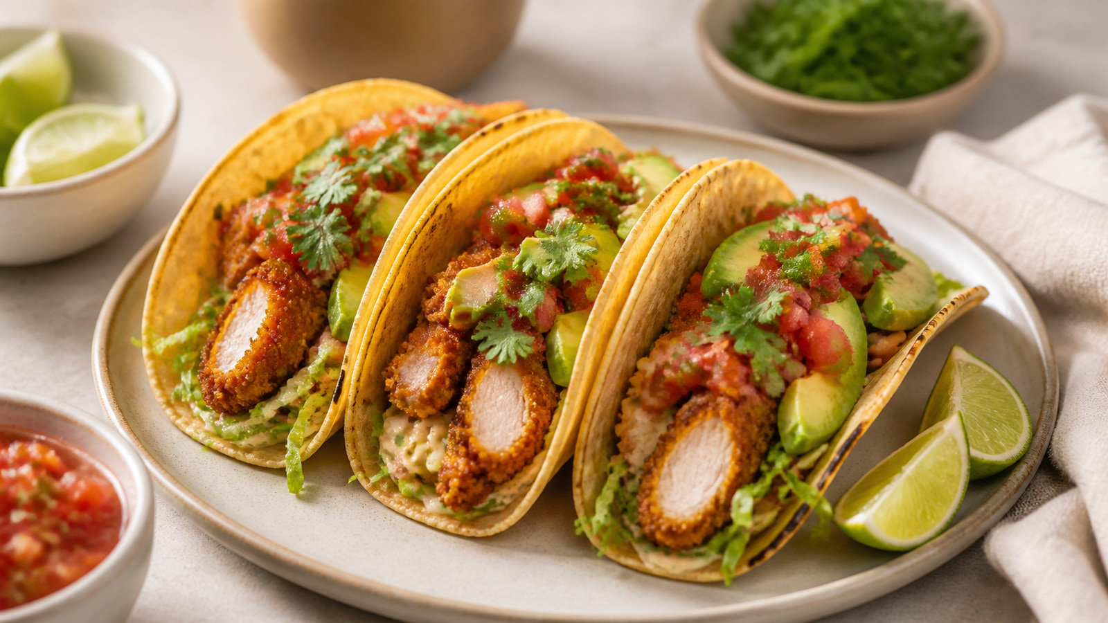 Crispy Chicken Tacos