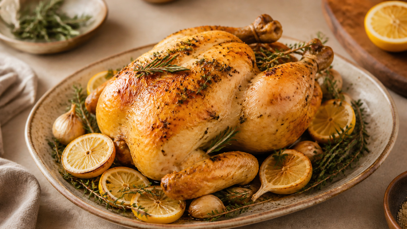 Lemon Herb Roast Chicken