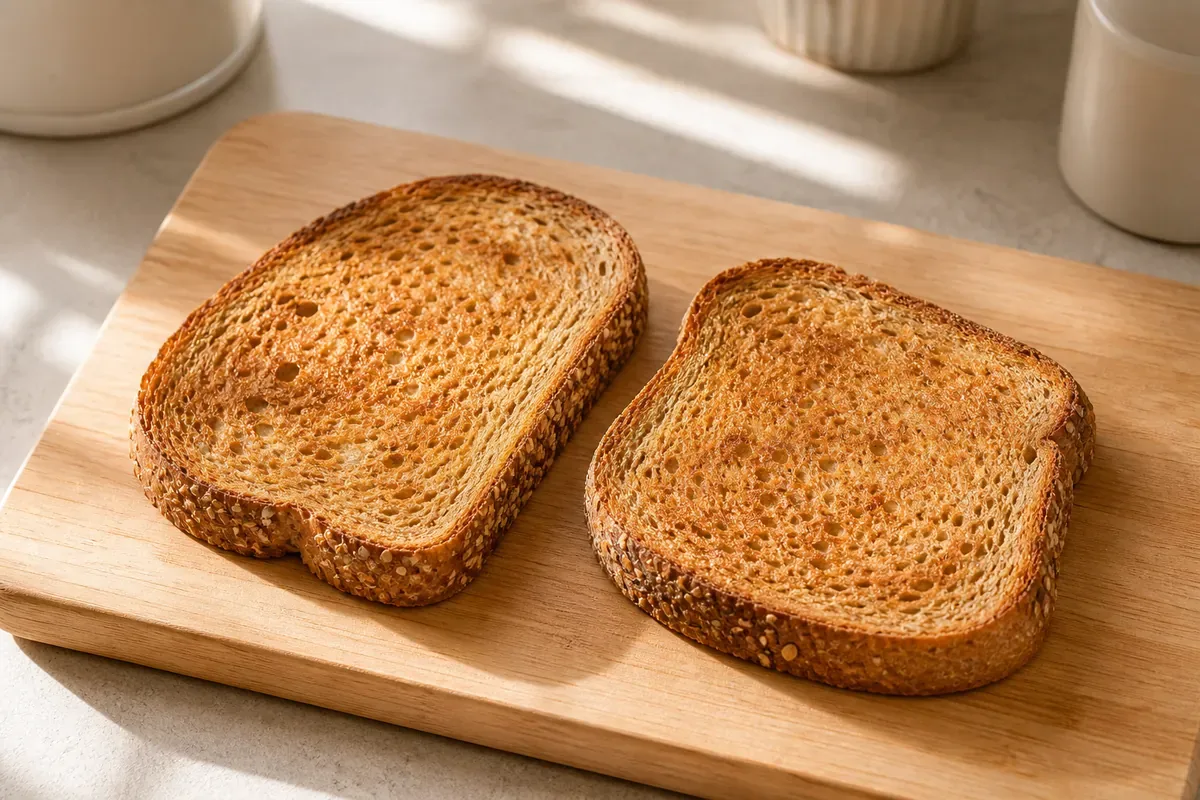 Toast the bread for Avocado Egg Toast