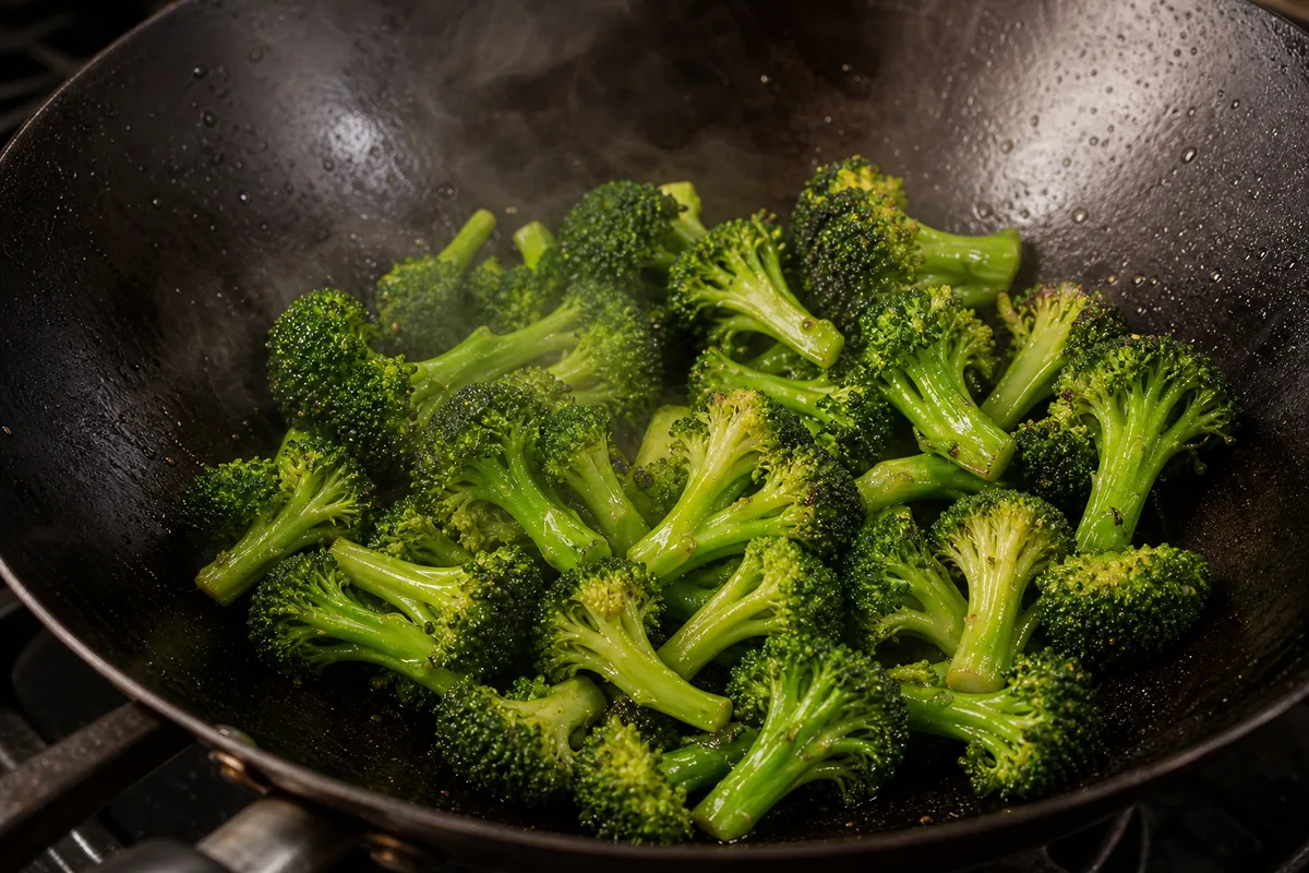 Cook the broccoli for Beef and Broccoli Stir-Fry