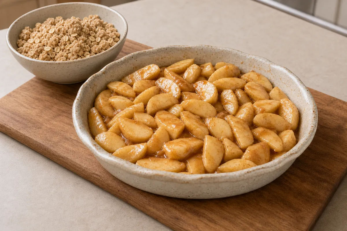 Make the topping for Caramel Apple Crisp