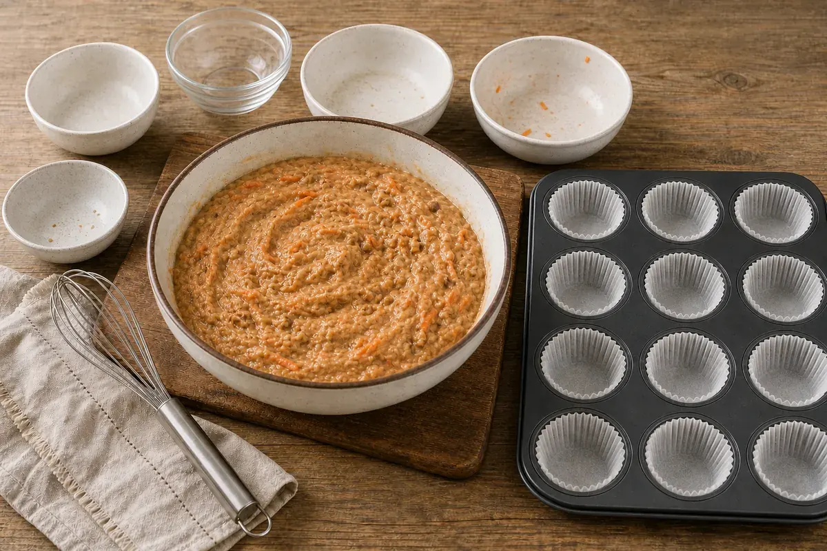Add carrots for Carrot Cake Cupcakes