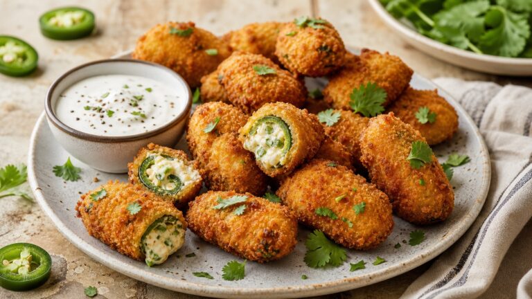 Jalapeno Popper Bites recipe served fresh with a beautiful homemade presentation