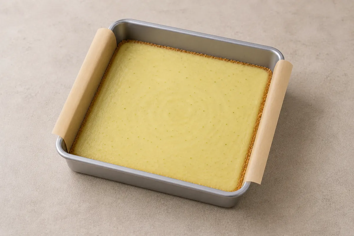 Bake for Key Lime Pie Bars