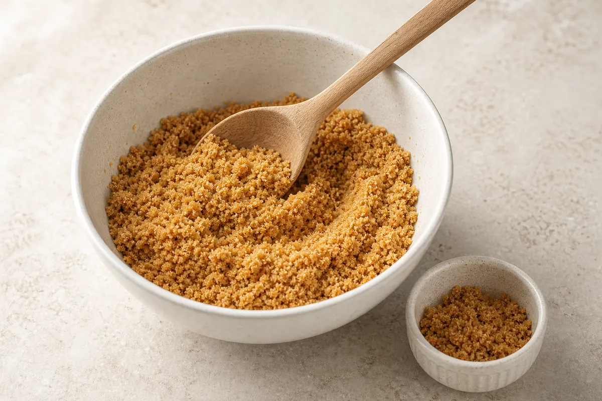 Prepare the crumbs for Key Lime Pie Icebox Cups