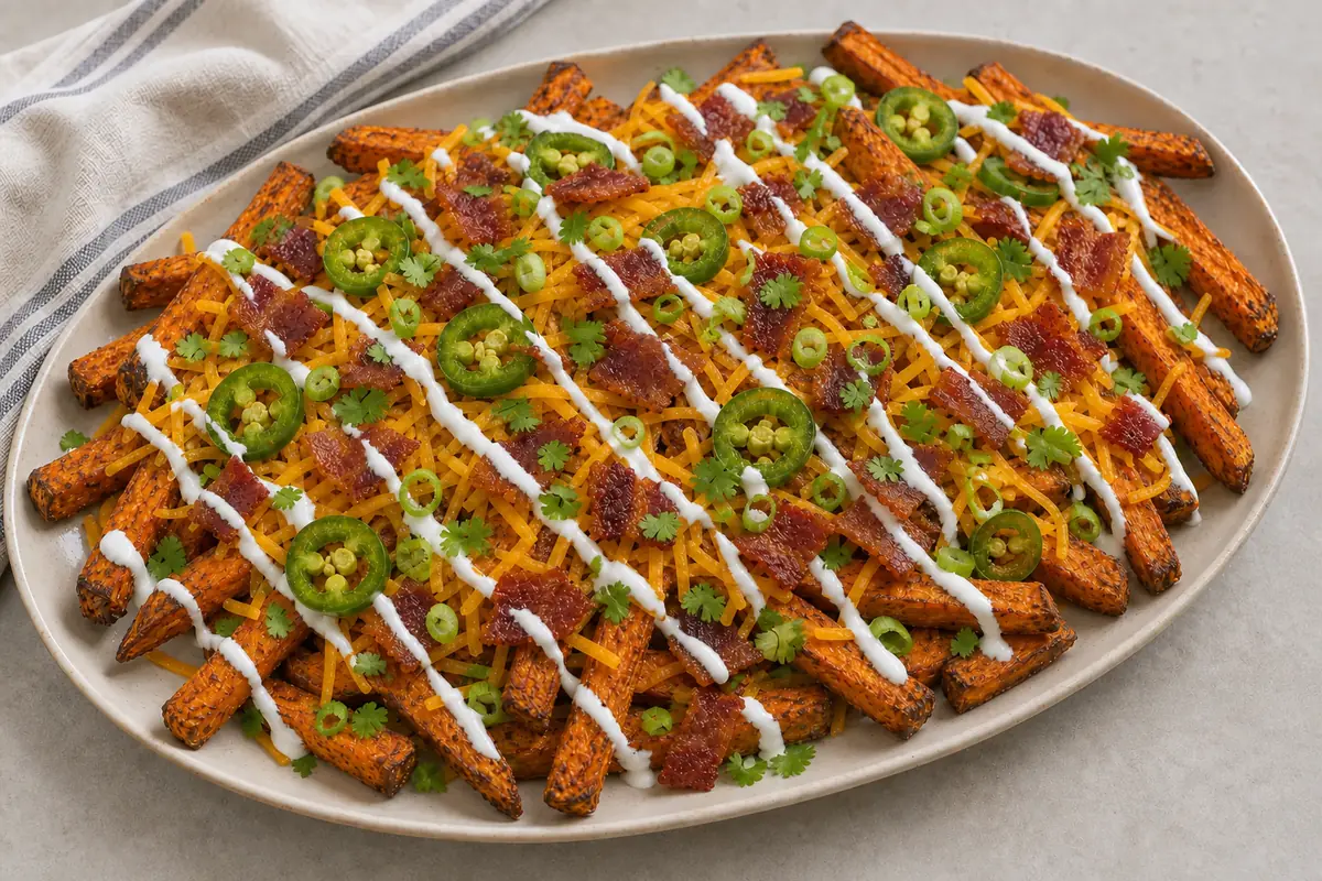 Finish for Loaded Sweet Potato Fries