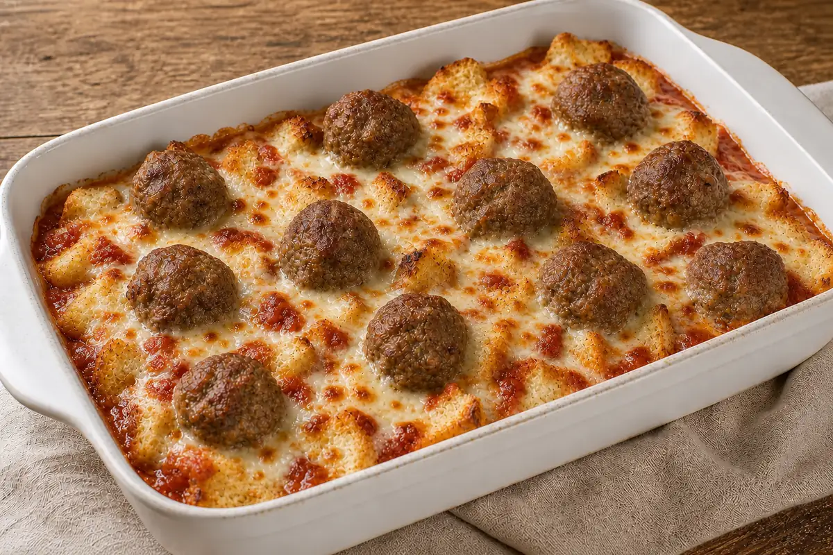 Bake for Meatball Sub Casserole