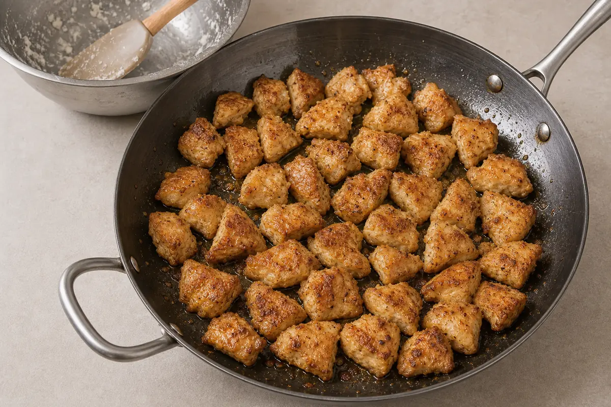 Brown for Orange Glazed Chicken