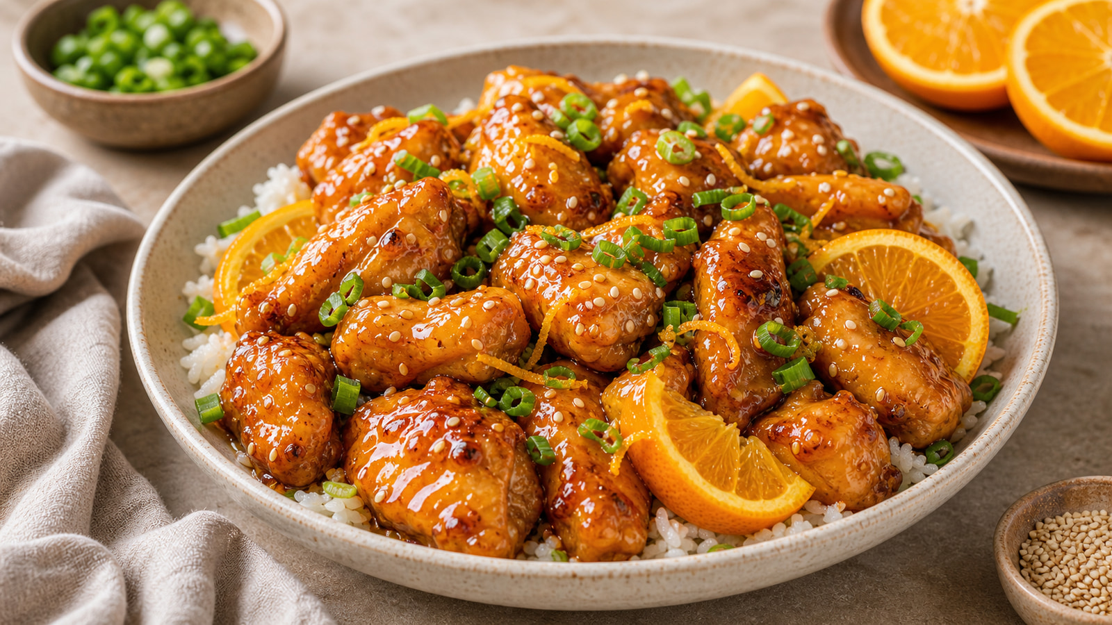 Orange Glazed Chicken