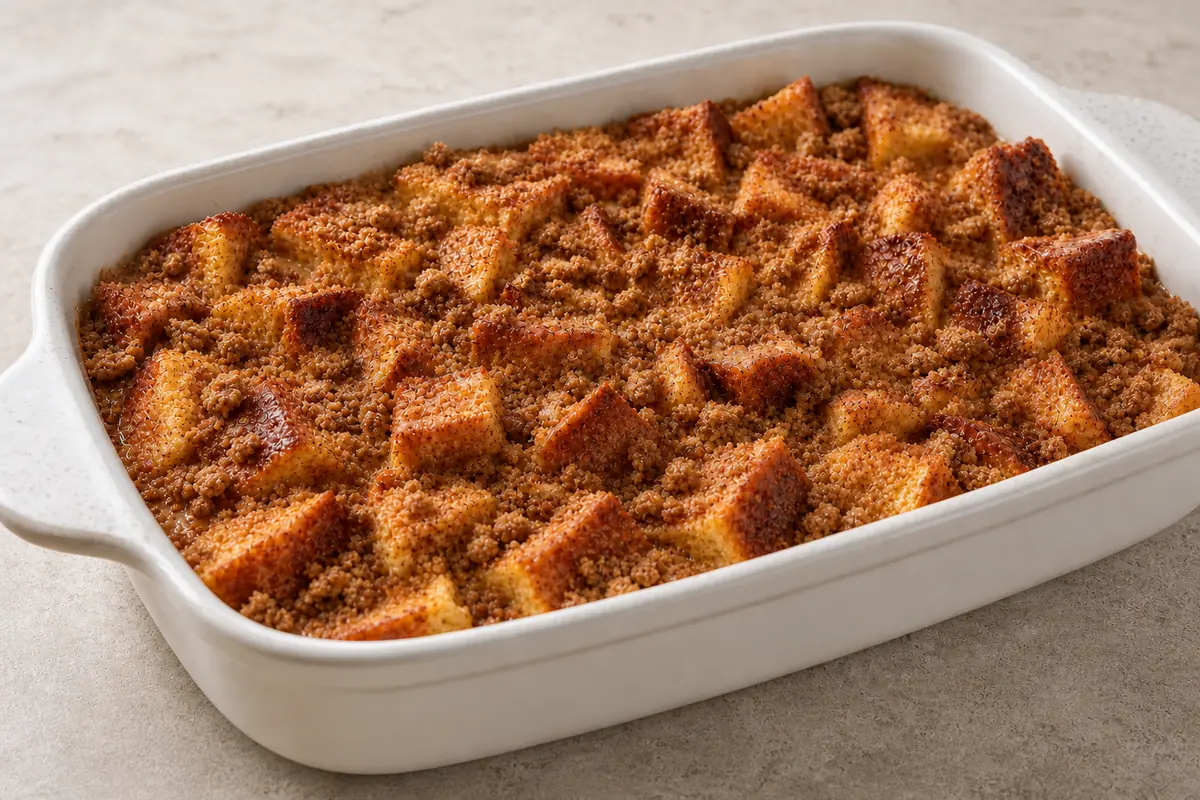 Bake for Overnight Cinnamon French Toast Bake
