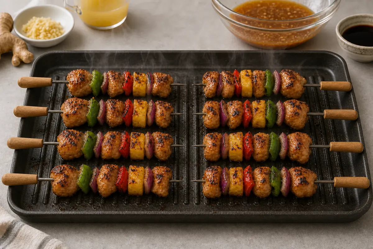 Cook for Pineapple Chicken Skewers