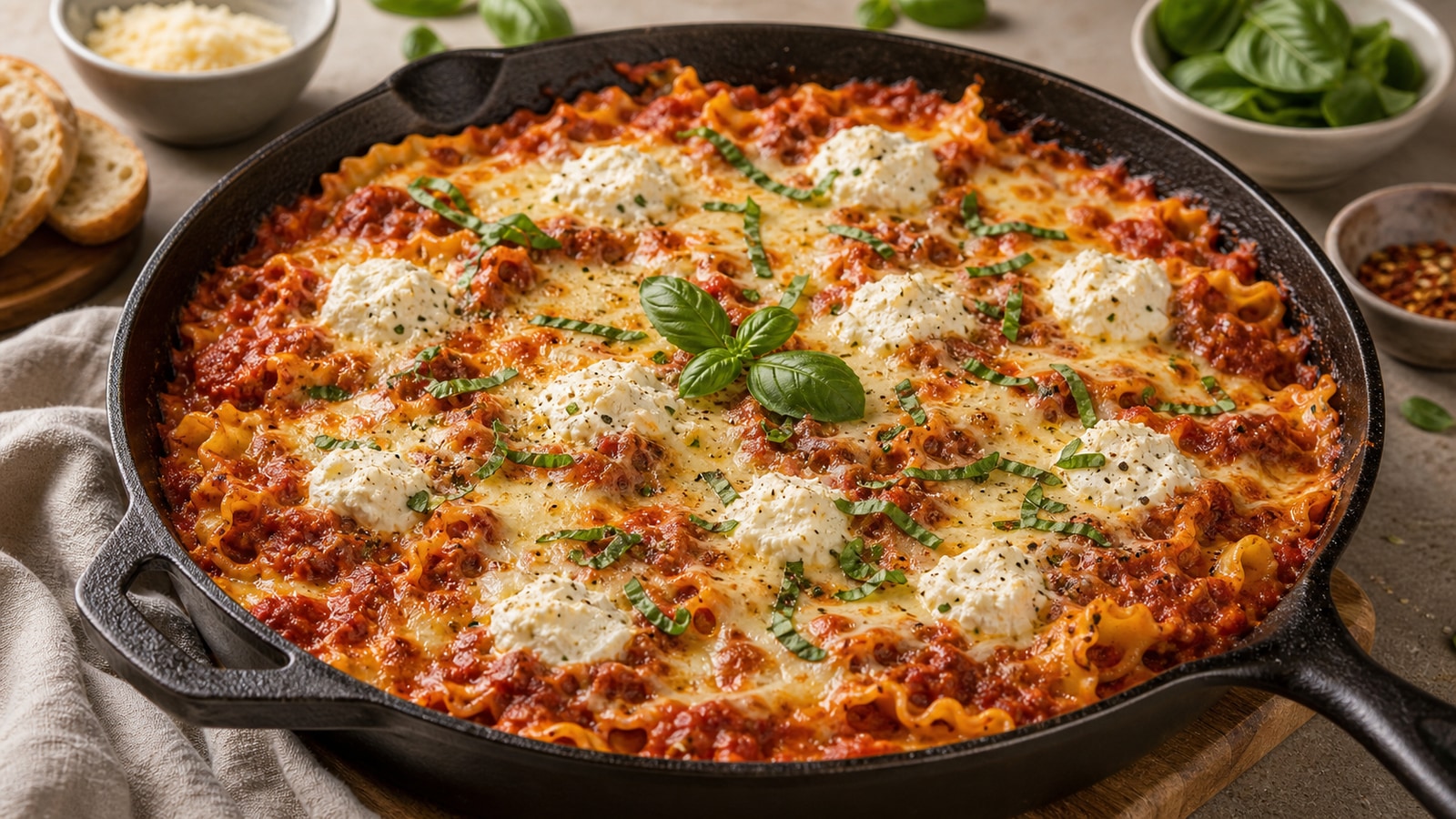 Skillet Lasagna