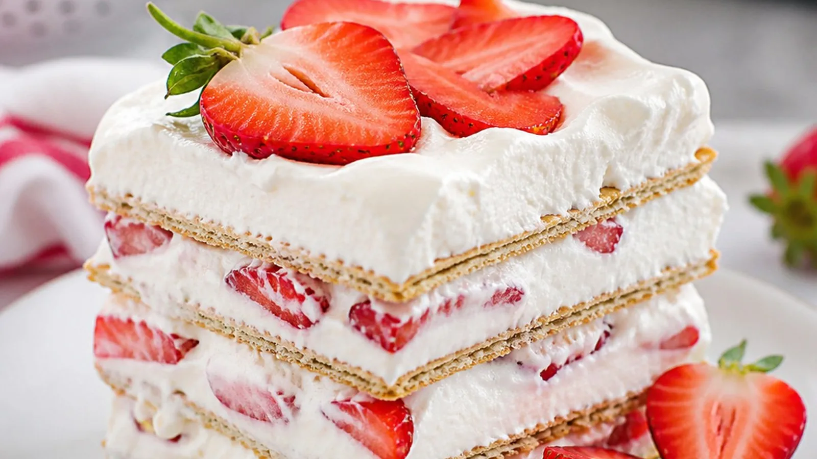 Strawberry Icebox Cake
