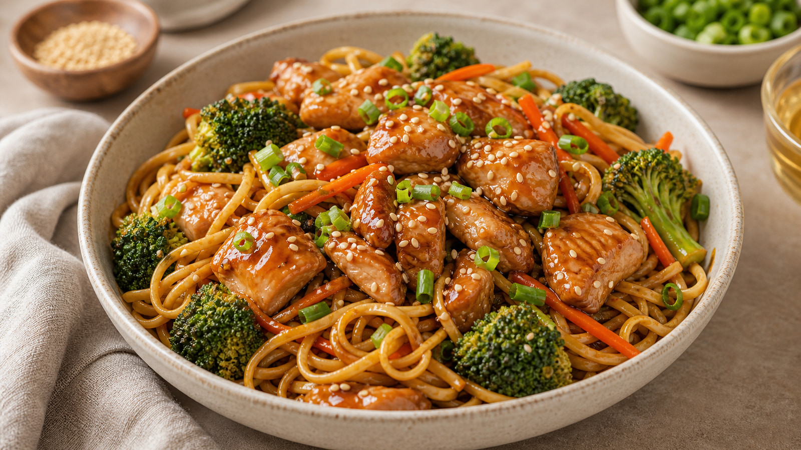 Teriyaki Chicken Noodle Bowl